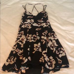 Hawaiian open back dress